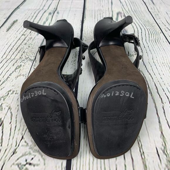 Donald Pliner Nekita Sandal Black Patent Size 6 M - Picture 8 of 8